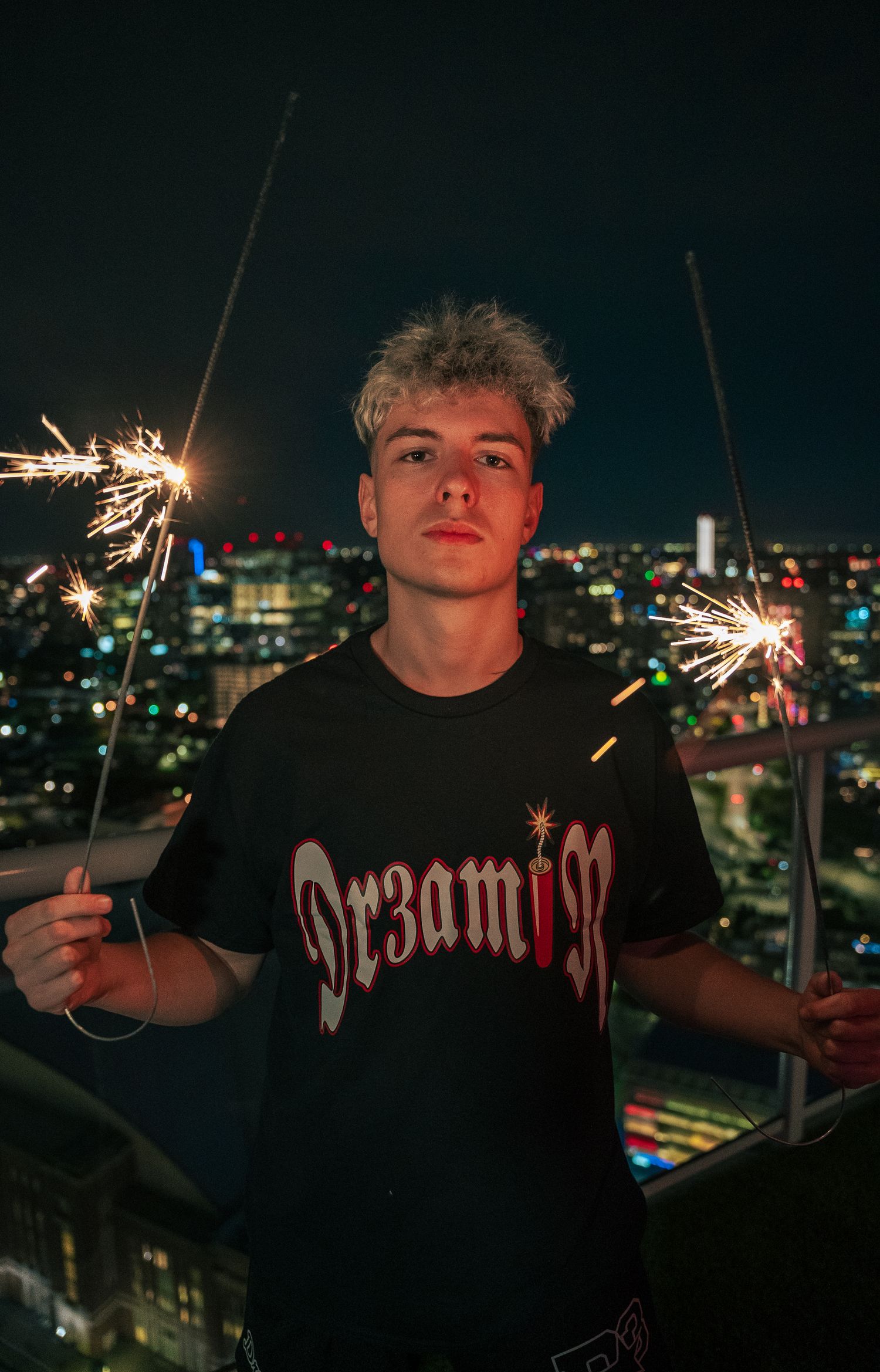 Clix with fireworks